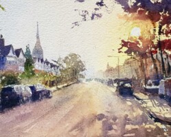 Watercolour painting Local Bromley